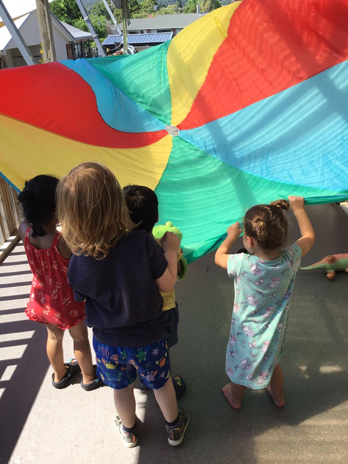 Children learning and playing at Little Village Preschool